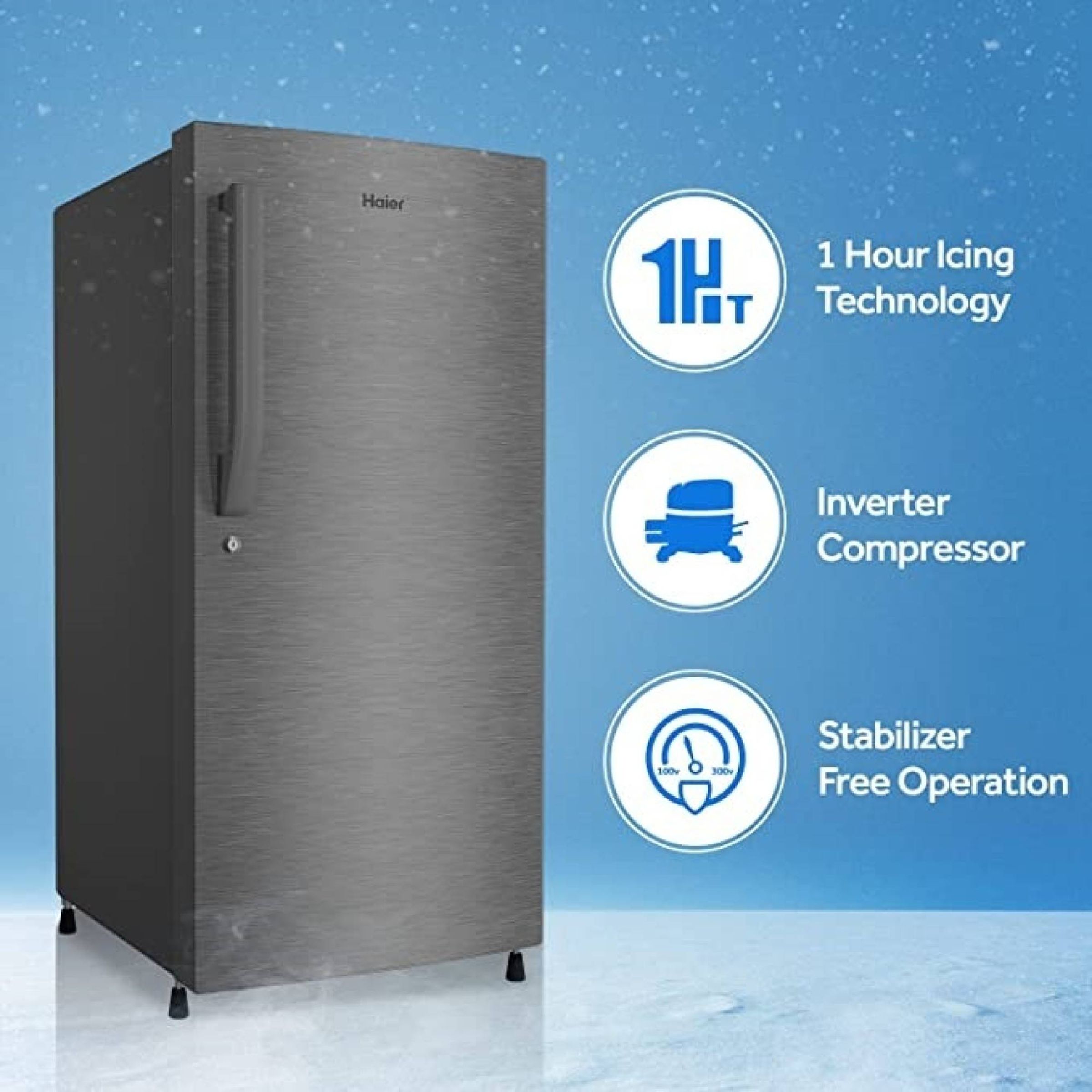 Buy Haier 190 Litres 5 Star Direct Cool Single Door Refrigerator